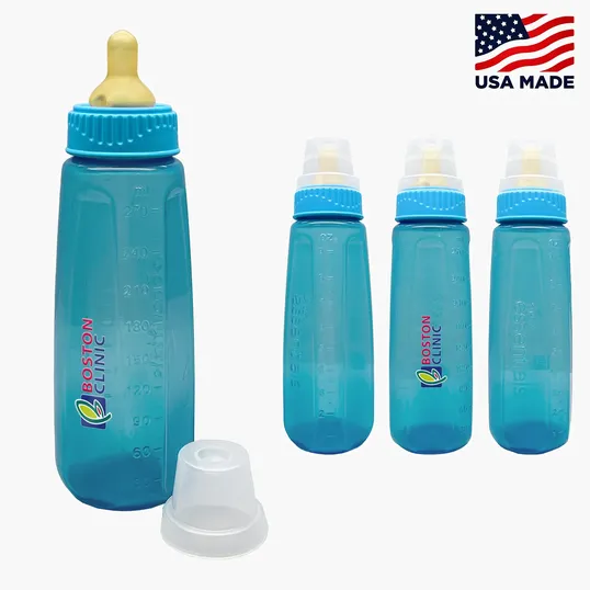 9oz BPA-Free Baby Bottle with Braille Markings — view 2