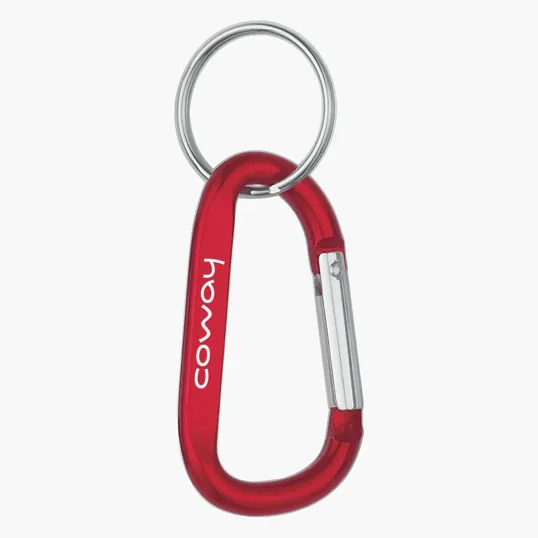Small Metal Carabiner with Single Latch and Retractable Hinge
