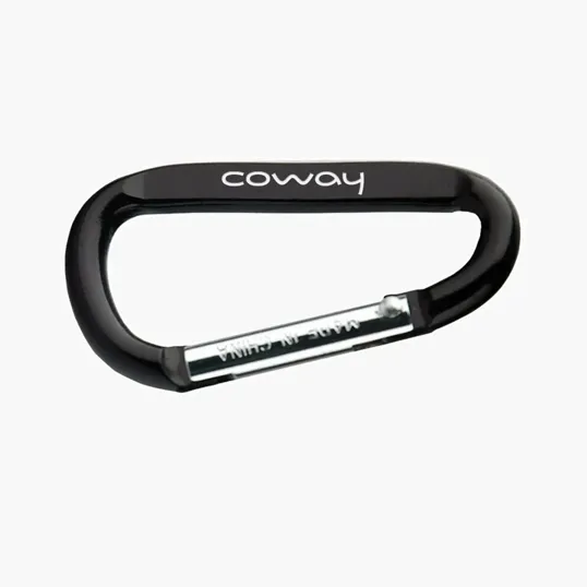 Small Metal Carabiner with Single Latch and Retractable Hinge — view 6