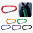 Small Metal Carabiner with Single Latch and Retractable Hinge — view 7