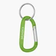 6mm Metal Carabiner Keychain with Single Latch — view 2