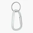 6mm Metal Carabiner Keychain with Single Latch — view 5