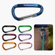 6mm Metal Carabiner Keychain with Single Latch — view 8