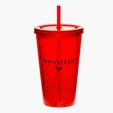 16oz Cup with Straw