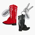 Cowboy Boot Keychain — view 3
