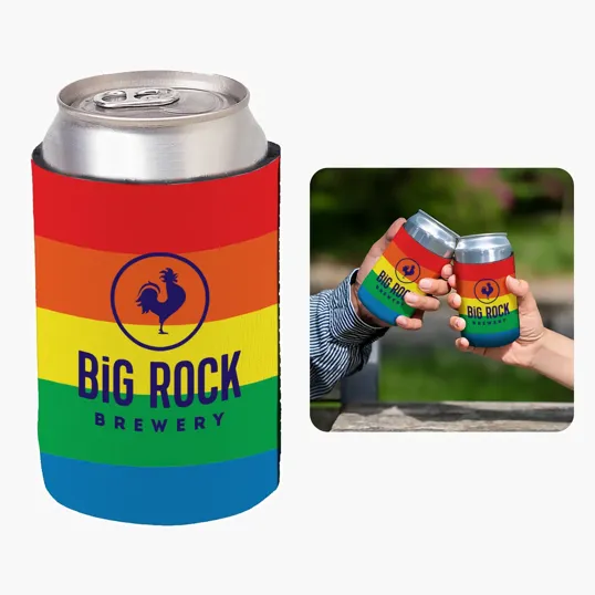 Rainbow Can Cooler