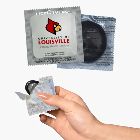 Tuxedo Condoms, Lubricated Latex with Reservoir Tip