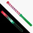 Candy Cane Light Up Wand, 10"