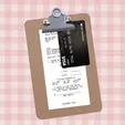 Mini Wood Clipboard with Steel Clip — view 4