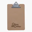 Mini Wood Clipboard with Steel Clip — view 3