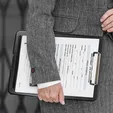 Storage Clipboard with Low-Profile Clip and Hanging Hole — view 3