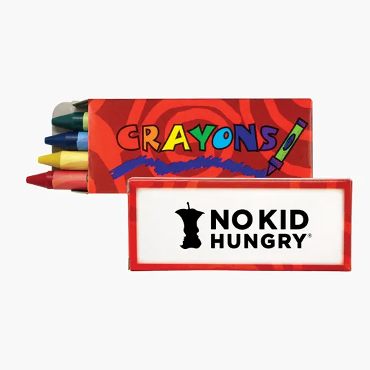 4pk Crayons, Non-Toxic Wax Crayons