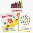 6pk Crayons in Illustrated Box