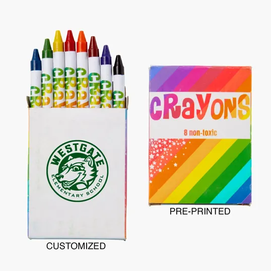 8-Pack Crayons, Non-Toxic
