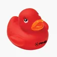 Colorful Duck Squeezable Floating Toy — view 2