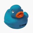 Colorful Duck Squeezable Floating Toy — view 5