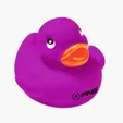 Colorful Duck Squeezable Floating Toy — view 6