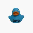 Colorful Duck Squeezable Floating Toy — view 8