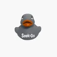 Colorful Duck Squeezable Floating Toy — view 12