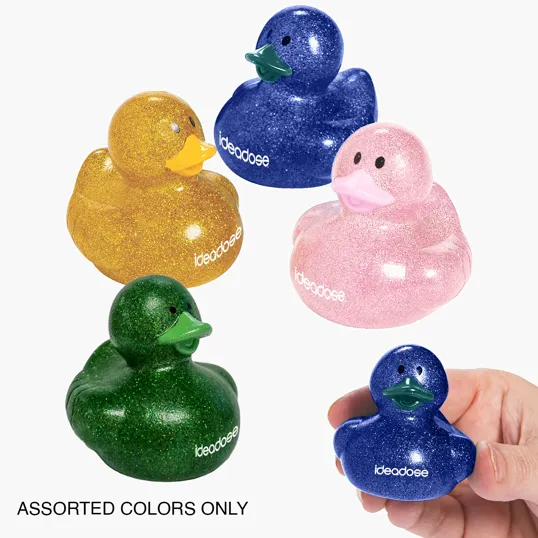 Glitter Duck Squeezable Floating Toy