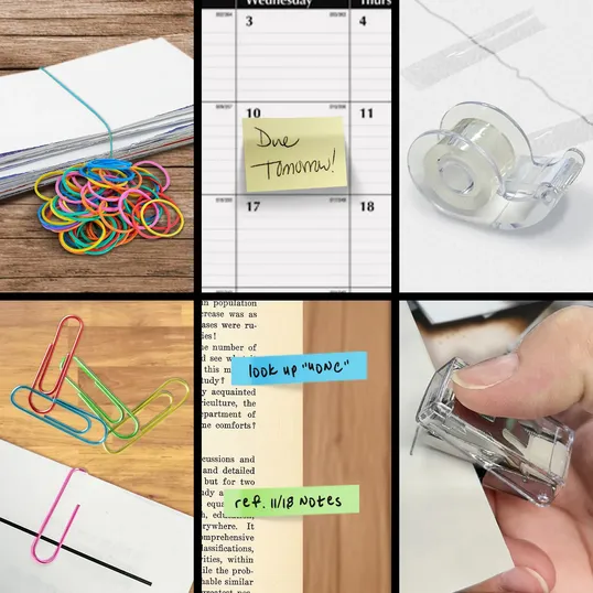 Desk Set with Mini Stapler and Tape Dispenser — view 4