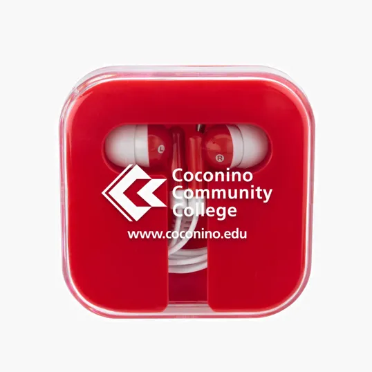 Ear Buds with Reusable Travel Case