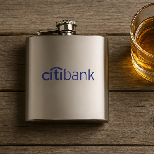 6 oz Stainless Steel Flask — view 4