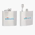 6 oz Stainless Steel Flask — view 2