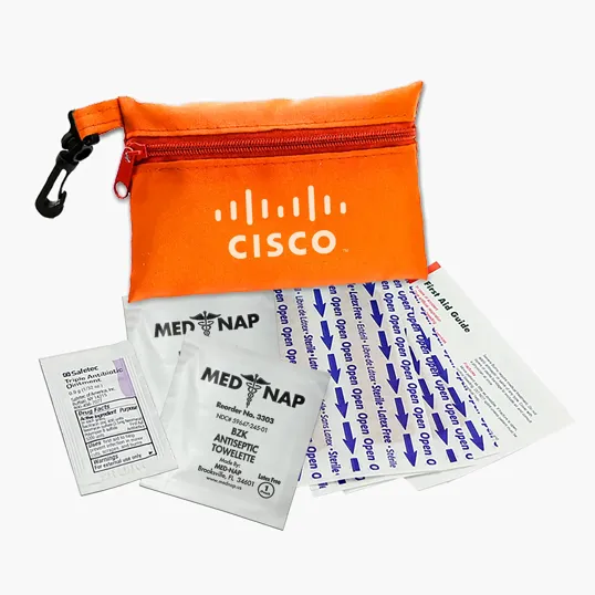 11-Piece First Aid Kit with Zipper Case — view 2