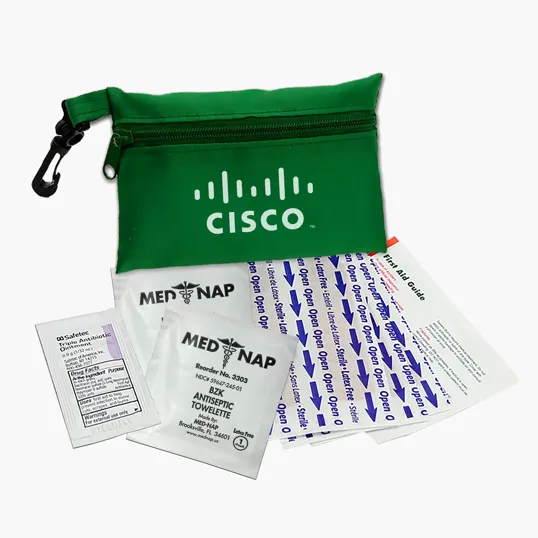 11-Piece First Aid Kit with Zipper Case — view 3