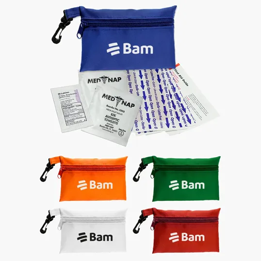 11-Piece First Aid Kit with Zipper Case — view 6