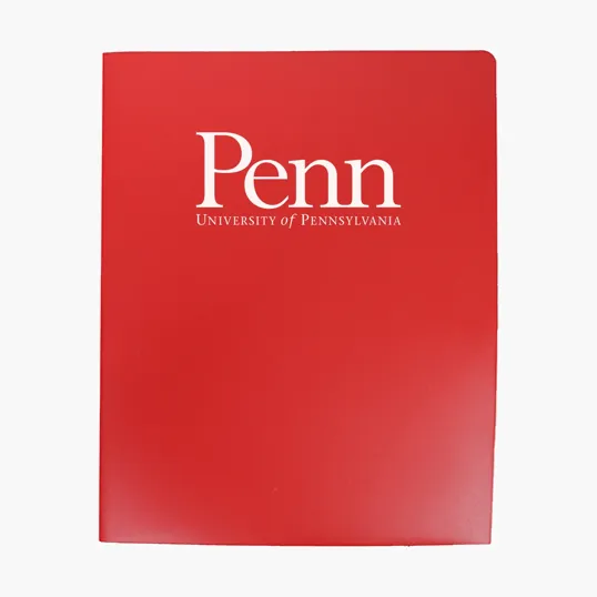 Polypropylene Pocket Folder with Business Card Holder