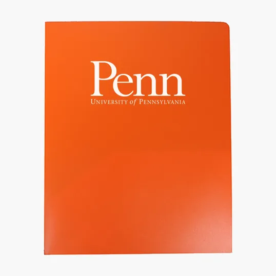Polypropylene Pocket Folder with Business Card Holder — view 2
