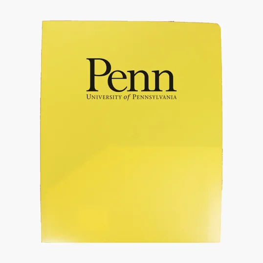 Polypropylene Pocket Folder with Business Card Holder — view 3