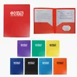 Polypropylene Pocket Folder with Business Card Holder — view 8