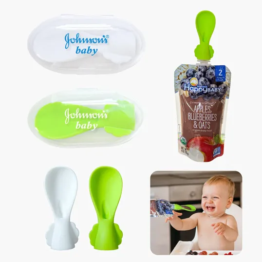 Silicone Food Pouch Spoon — view 3