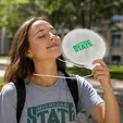 Collapsible Neck Fan with Lanyard — view 8