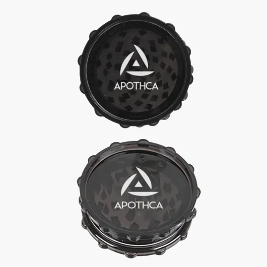 Translucent Plastic Grinder, 2-Piece