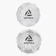 Translucent Plastic Grinder, 2-Piece — view 2