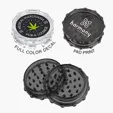 Translucent Plastic Grinder, 2-Piece — view 3