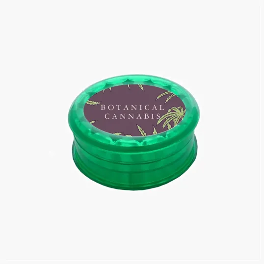 Translucent 2-Piece Plastic Grinder — view 2