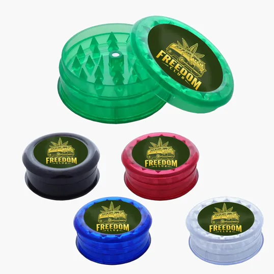 Translucent 2-Piece Plastic Grinder — view 6