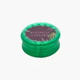 Translucent 2-Piece Plastic Grinder — view 2