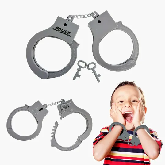 Toy Handcuffs with 2 Keys