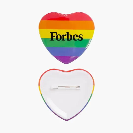 Heart Button Pinback — view 3