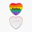 Heart Button Pinback — view 3