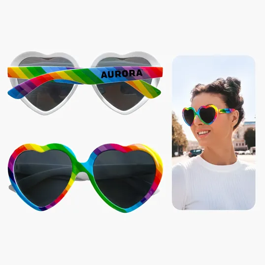 Heart Sunglasses with UV400 Lenses