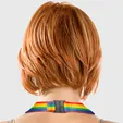 Rainbow Breakaway Lanyard with Swivel Hook — view 3