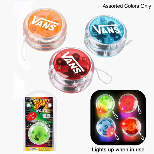 Light Up YoYo with Motion-Activated Pulsing Light