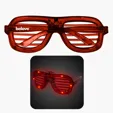 LED Slotted Glasses — view 2